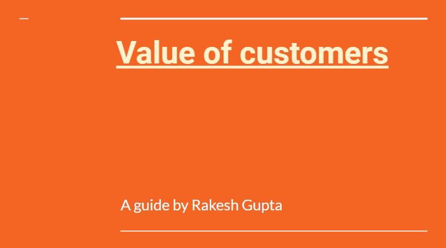 Value of Customers